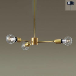 3灯 ゴールド パナソニック製ペンダントライト LGB57341 PN-0082W-GD