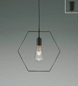 マットブラックフレーム コイズミ製ペンダントライト AP50321 KO-0242E-BK