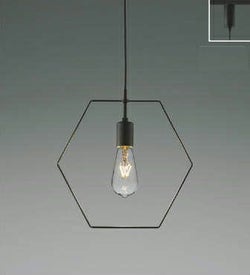 マットブラックフレーム コイズミ製ペンダントライト AP50322 KO-0242D-BK