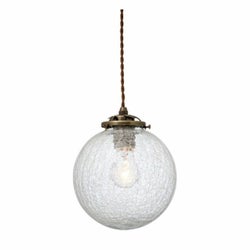 クラック Φ200 インターフォルム製ペンダントライト LT-1941CR IF-0026E-CL