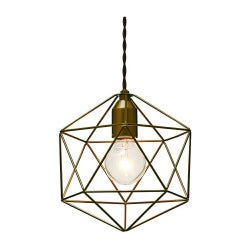 20面体(L) インターフォルム製ペンダントライト LT-1091IC IF-0295E-GD