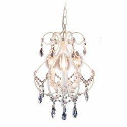 ホワイトアンティーク オーブ製ペンダントライト OH-009-3 WH LED OB-0320E-WH