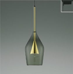 スモークグレー×ゴールド コイズミ製ペンダントライト AP54882 KO-1110D-GD