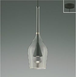 クリア×ダークグレー コイズミ製ペンダントライト AP54873 KO-1110W-GY