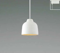 マットファインホワイト × ペールピンク コイズミ製ペンダントライト AP47591L KO-0470D-WH