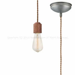 ダークオーク 60Wカーボン電球 アートワークスタジオ製ペンダントライト AW-0416Z(DO)＋BU-1149 AW-0701E-BR