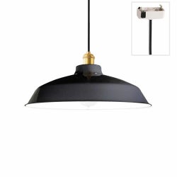 ブラック メルクロス製ペンダントライト #002987＋#001854(BK)＋LD2621 MR-0120E-BK