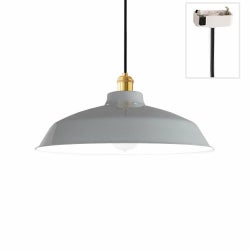 グレー メルクロス製ペンダントライト #002987＋#001854(GY)＋LD2621 MR-0120E-GY