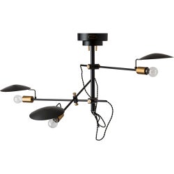 ブラック ハモサ製シーリングライト FP-003(BK) HM-0280E-BK