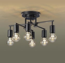ブラック パナソニック製シーリングライト LGB57640 PN-0083E-BK