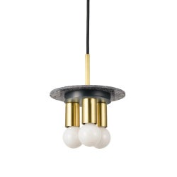 ブラッキーグレー 3灯 Φ170 スワン電器製ペンダントライト APE-073BGY SW-0133E-GY