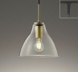 ガラス×真鍮ブロンズ オーデリック製ペンダントライト OP252994LC1 OD-1951D-CL