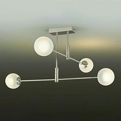 ガラス 消し 4灯 ダイコー製シーリングライト DCH-41896Y DA-1513W-WH