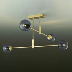 スモーク 4灯 ダイコー製シーリングライト DCH-41902Y DA-1523W-GY