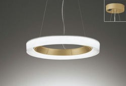 乳白×サテンゴールド Φ600 ～14畳 オーデリック製ペンダントライト OC257208BR OD-1990E-GD