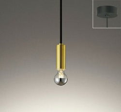 金色ヘアライン Φ45 オーデリック製ペンダントライト OP273041LD OD-2030W-GD