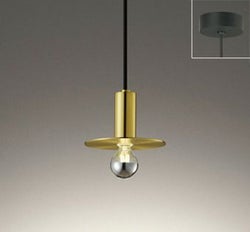 金色ヘアライン Φ130 オーデリック製ペンダントライト OP273047LD OD-2031W-GD