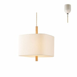 ホワイト 布 インターフォルム製ペンダントライト LT-4572 IF-1210E-WH