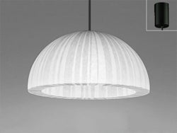 和紙貼り オーデリック製ペンダントライト OP252104LR OD-1540E-WH