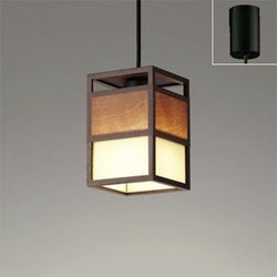 和紙貼り オーデリック製ペンダントライト OP252027LR OD-1550E-BR