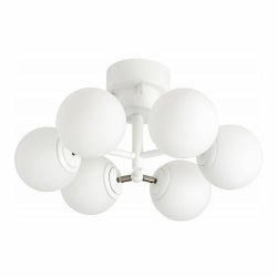 ホワイト 6灯 メルクロス製シーリングライト 003367(WH) MR-0172E-WH