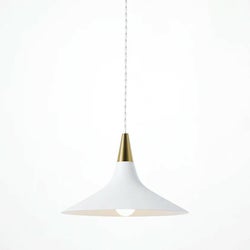 ホワイト+ブラス アートワークスタジオ製ペンダントライト AW-0560E(WH/BS) AW-0332E-WH