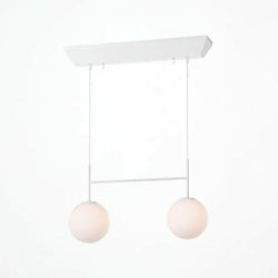 ホワイト 2灯 アートワークスタジオ製ペンダントライト AW-0673E(WH) AW-0732E-WH