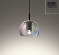 ラスター仕上 クリア 虹色 Φ100 オーデリック製ペンダントライト OP273060BR OD-2140W-MX