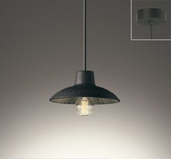 ブラック 南部鉄器 オーデリック製ペンダントライト OP273090LD OD-2160W-BK