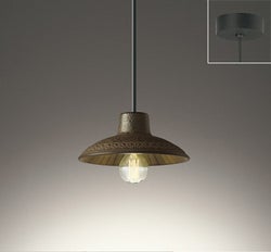 ブラウン 南部鉄器 オーデリック製ペンダントライト OP273092LD OD-2160W-BR