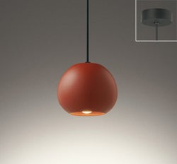 朱色 常滑焼 オーデリック製ペンダントライト OP273096LR OD-2170W-RE